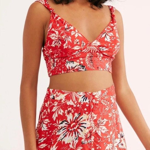 NWT Free People Allyson Printed Set - Picture 3 of 6